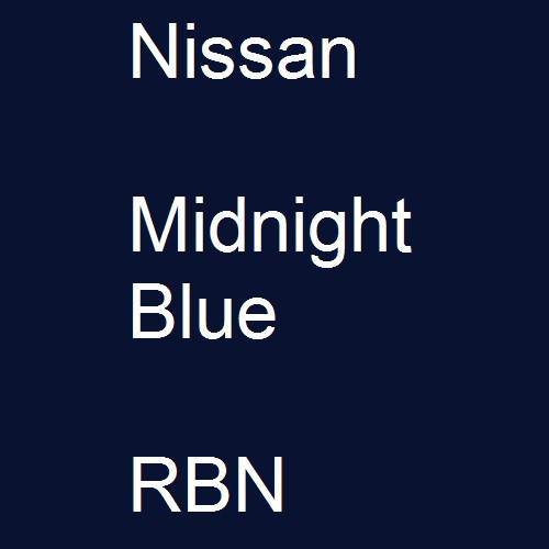 Nissan, Midnight Blue, RBN.